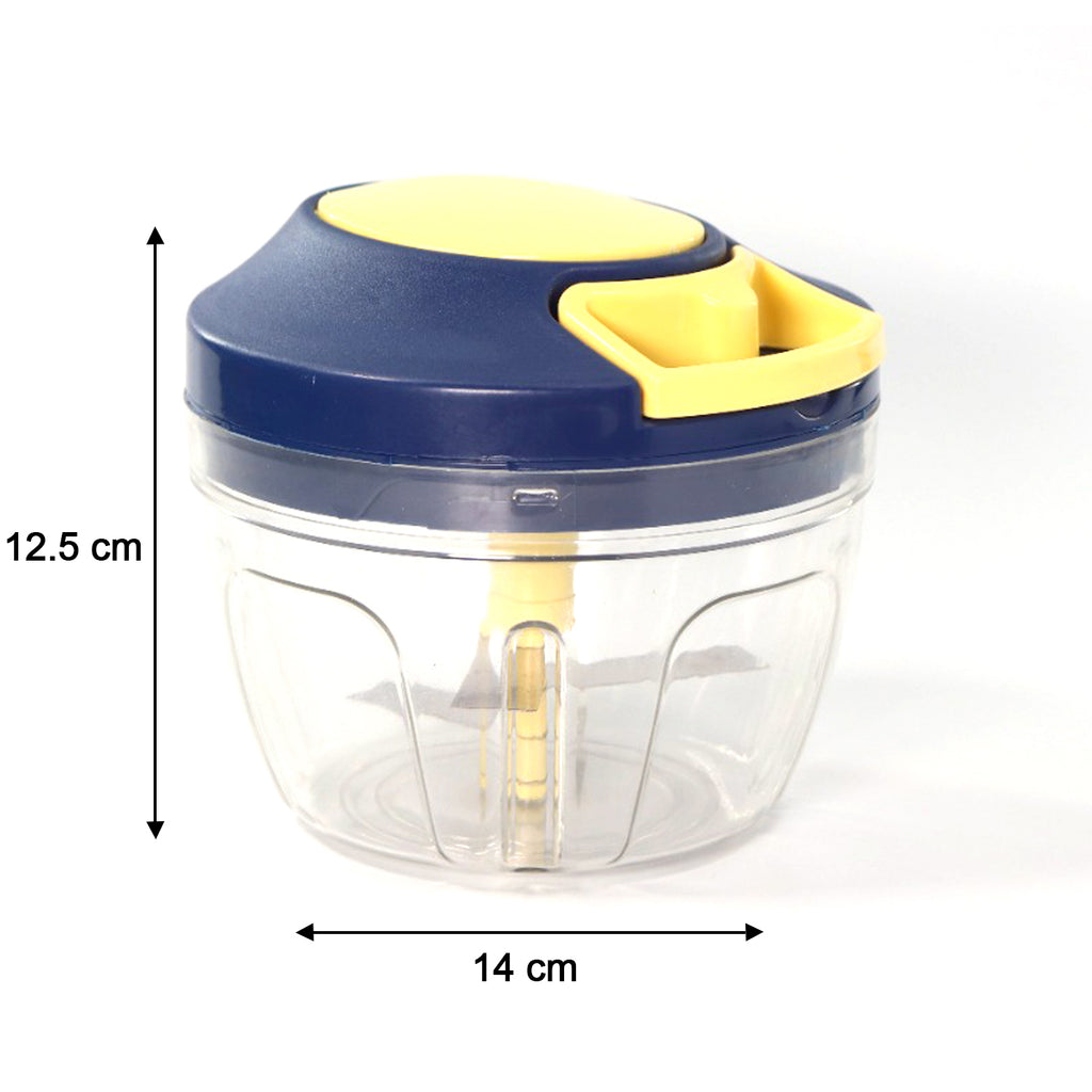 Chopper With 4 Blades For Effortlessly Chopping Vegetables And Fruits For Your Kitchen (650ml)