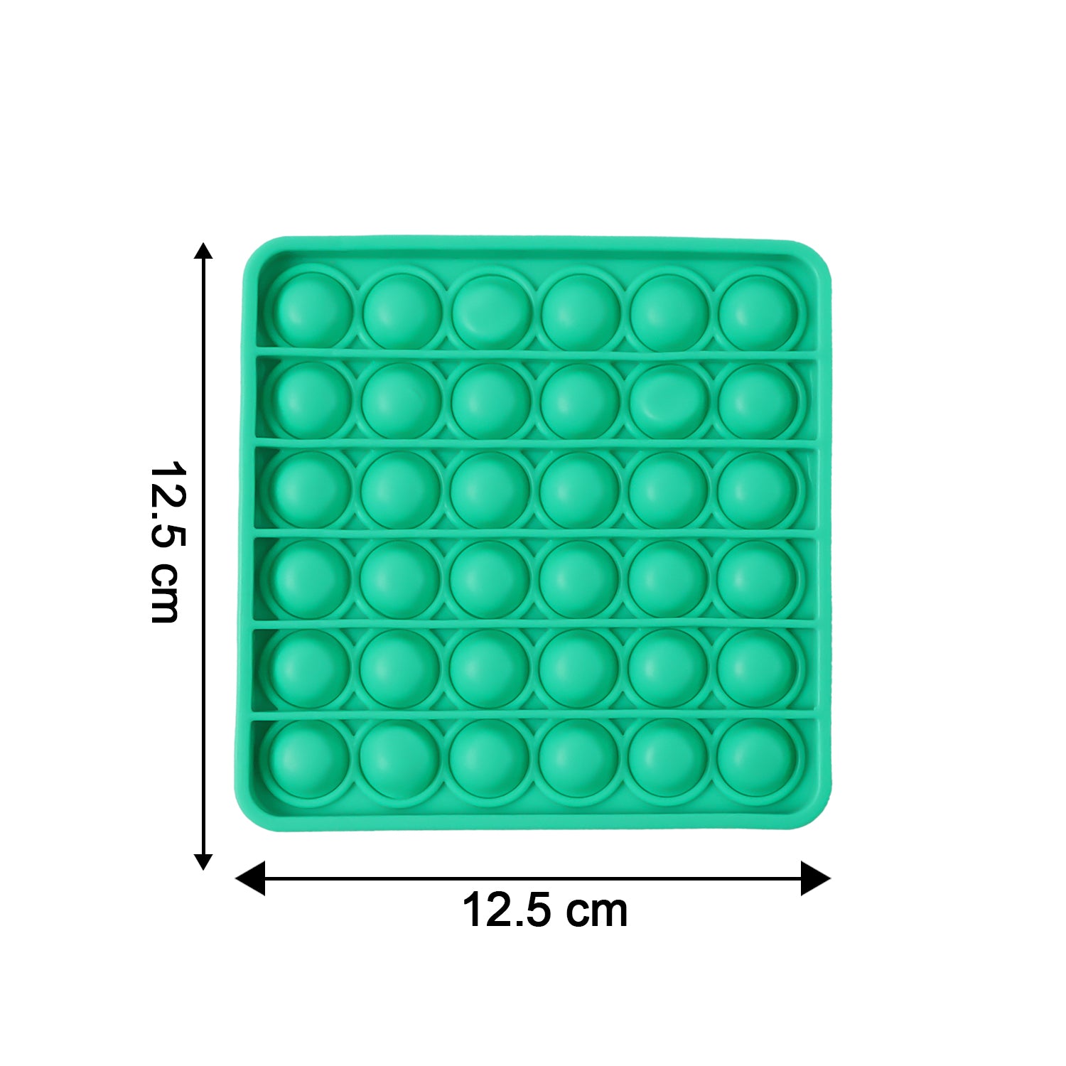 Premium Square Shape Silicone Pop It Fidget Toy (1 Pc)