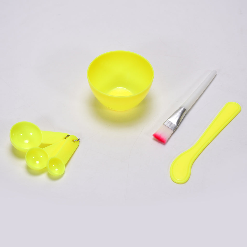 Facial Mask Bowl Set For Girls Use ( 6 Pcs Set )