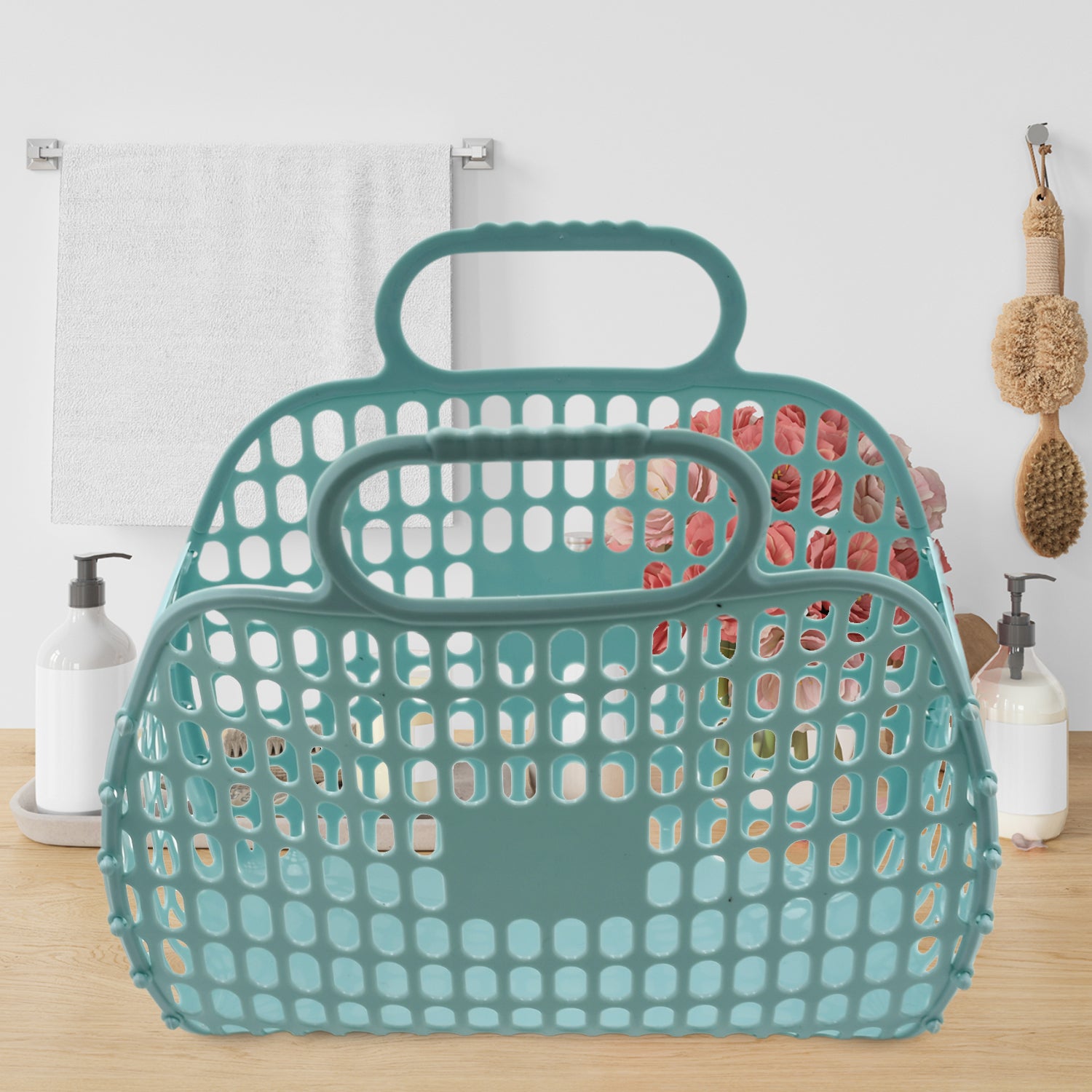 Grocery Vegetable Foldable Smiley Non-woven Fabric Shopping Bag