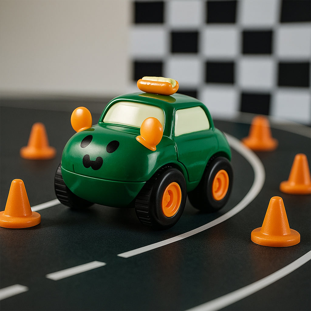 Funwoods Animal Cartoon Pull-back Toy Car - (4 Pc  Set)