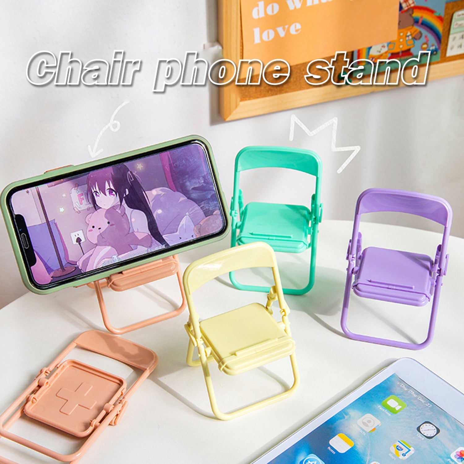 Chair Mobile Stand Used In All Kinds Of Household And Official Purposes As A Stand And Holder For Mobiles And Smartphones Etc.
