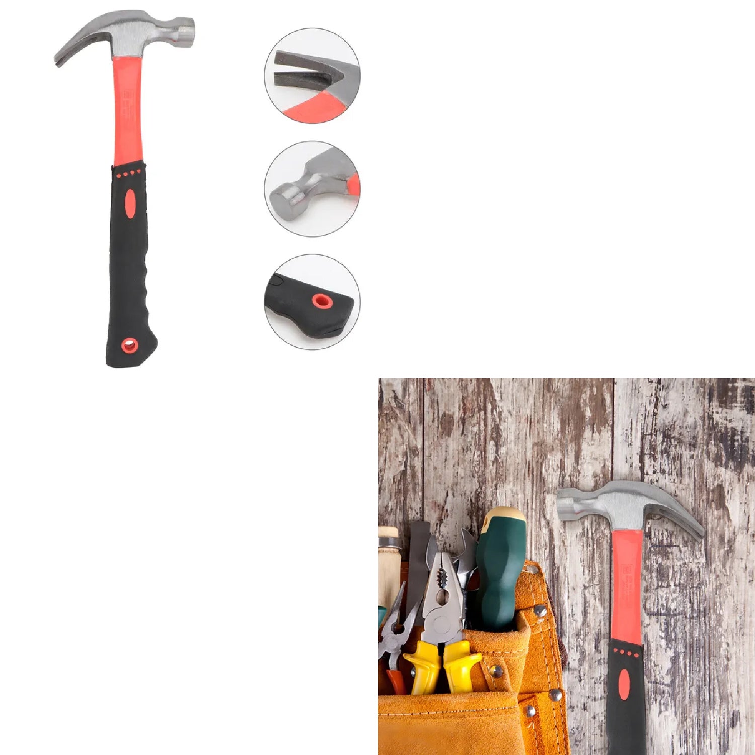 Fibreglass Nail Hammer 27cm