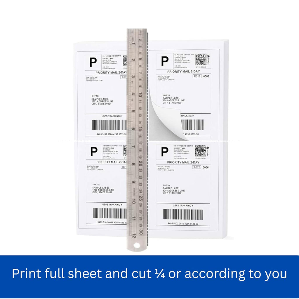 Oddy Self-adhesive Label Sheets  A4 Full-sheet Labels (100 Sheet)