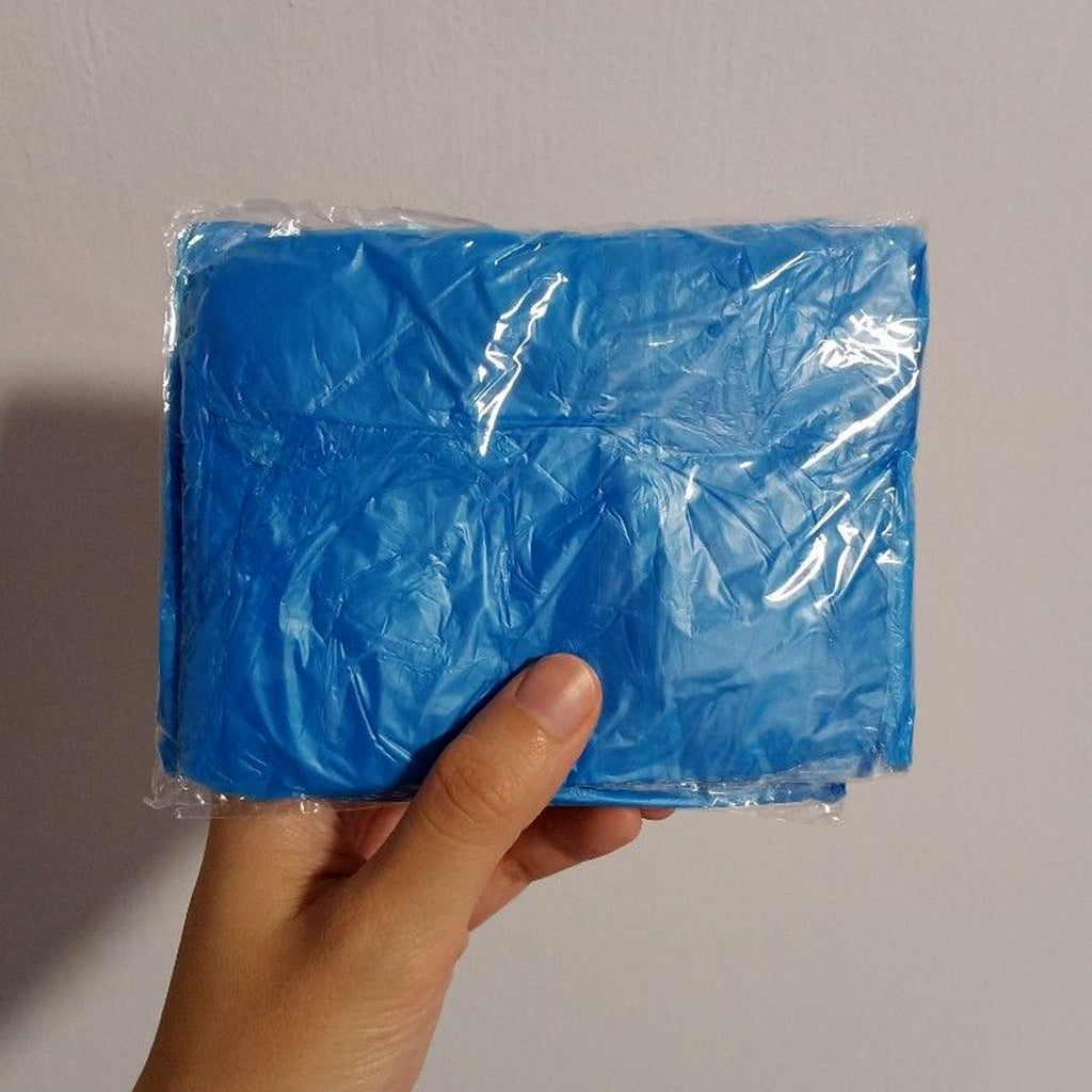 Plastic Pocket Sized Raincoat Reusable Free Size Raincoat