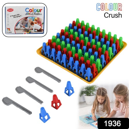 Plastic Color Crush Game Board A Puzzle Game Challenges Educational Board Games Game For Kids  Adults Birthdaygift(1 Set)