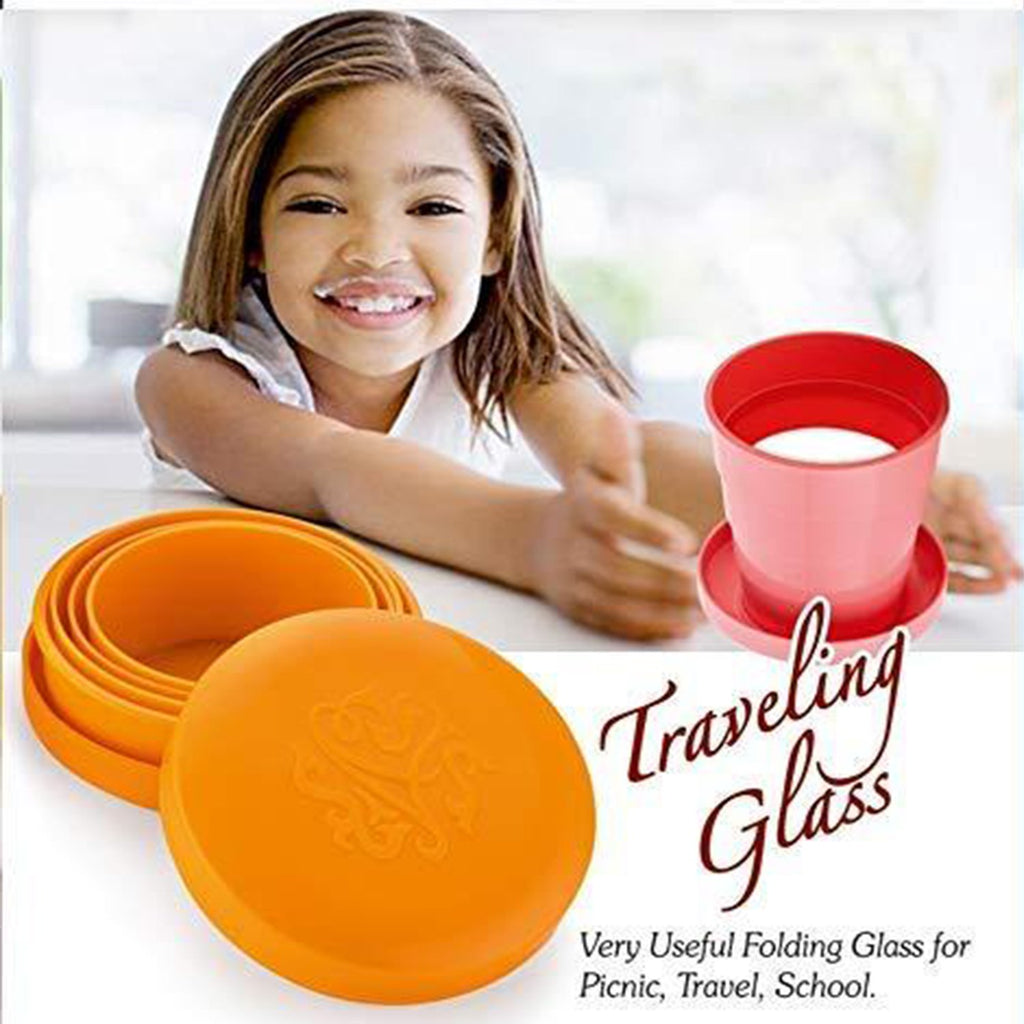 Unbreakable Magic Cupfoldingpocket Glass For Travelling