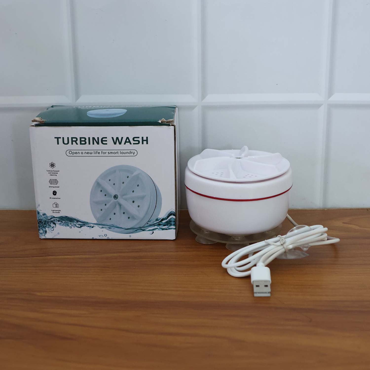 Mini Washing Machine Turbine Washing Machine Door Hinge  Lightweight Turbo Washer With Usb Cable For Home Camping College Rooms Use