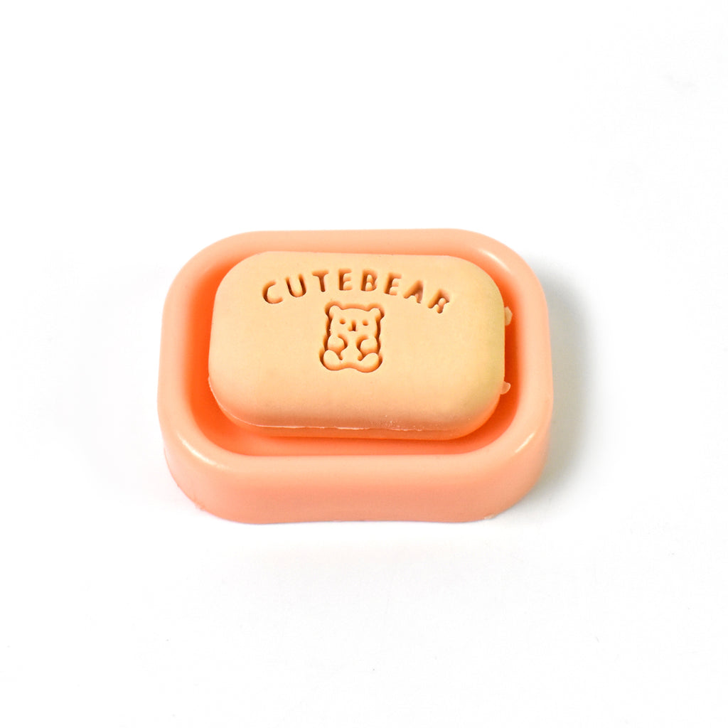 Cute Soap Shaped Erasers With Plastic Case (1 Pc  With Case)