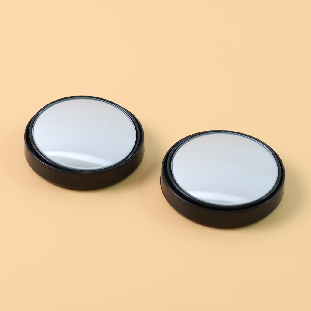 Car Blind Spot Side Mirror Black Frame - (2 Pc  Set)