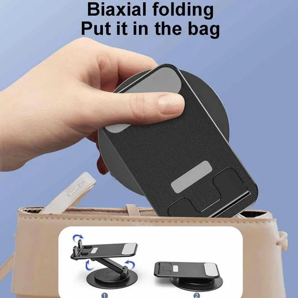 Mobile Holder Rotating Foldable Stand Height Angle Adjustable Phone Holder Stand Portable Mobile Stand For Desk With All Mobile Phones (1 Pc)
