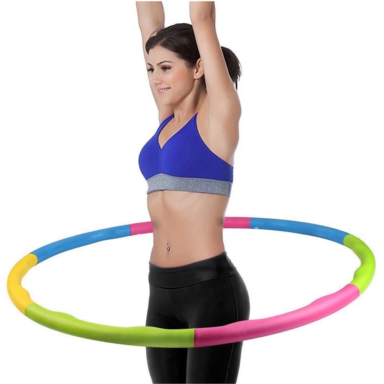 Hoops Hula Interlocking Exercise Ring For Fitness With Dia Meter Boys Girls And Adults
