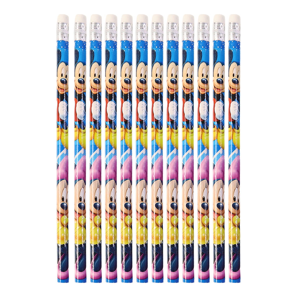 Premium Cartoon-printed Graphite Pencils Set Of 12 Pc