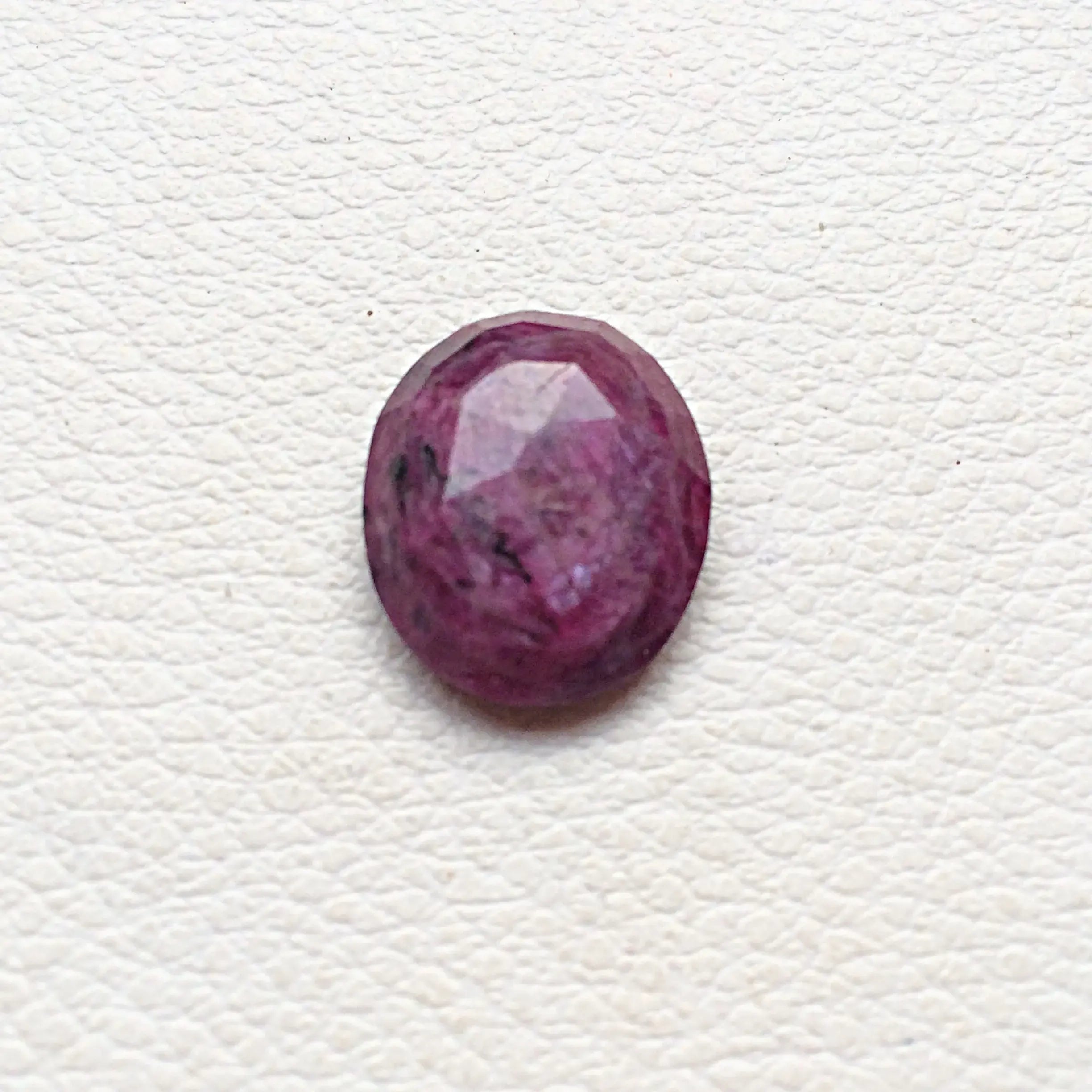 Faceted Natural Ruby Gemstone Rashi Ratan