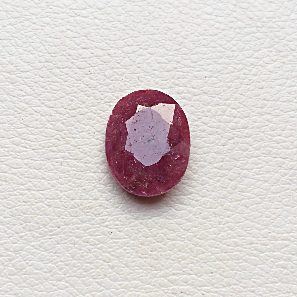 Eternal Flame: Natural Faceted Ruby Gemstone