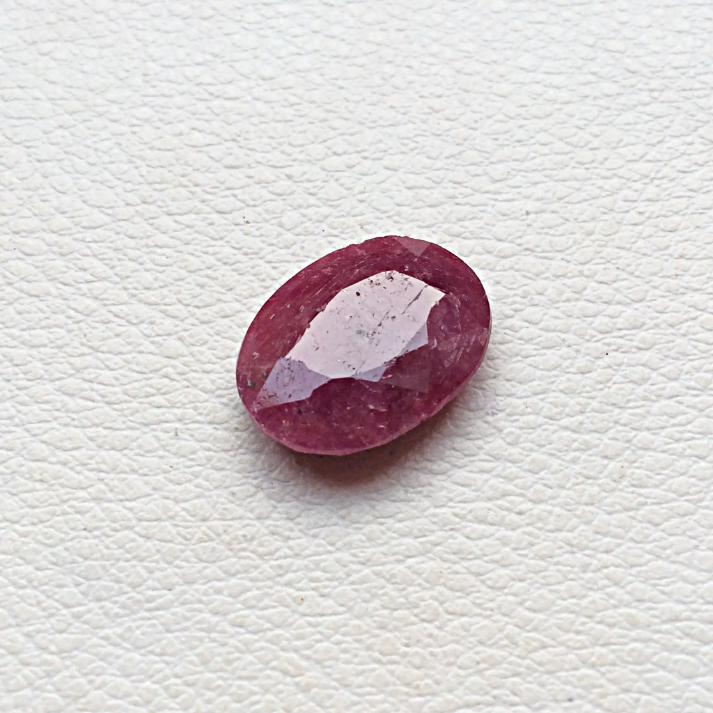 Eternal Flame: Natural Faceted Ruby Gemstone