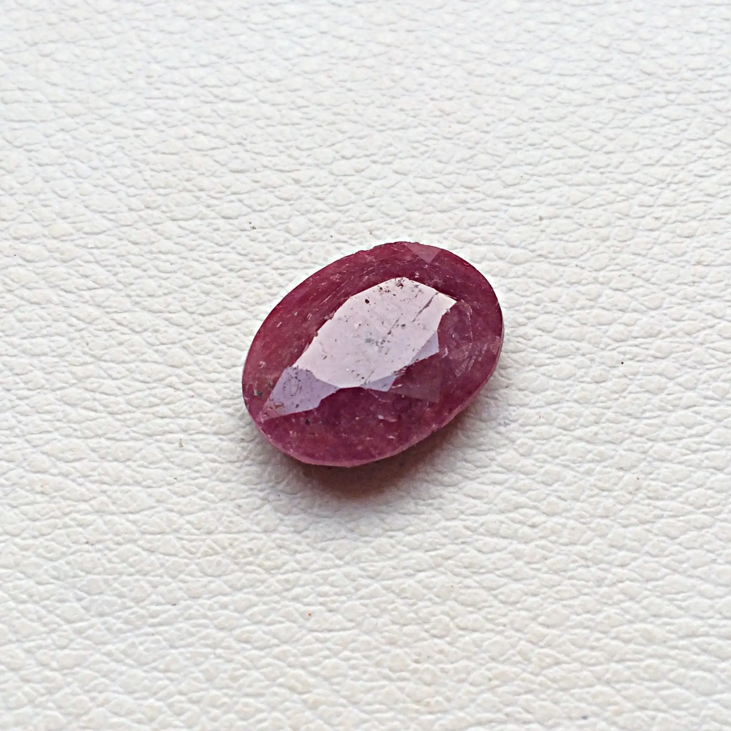 Eternal Flame: Natural Faceted Ruby Gemstone