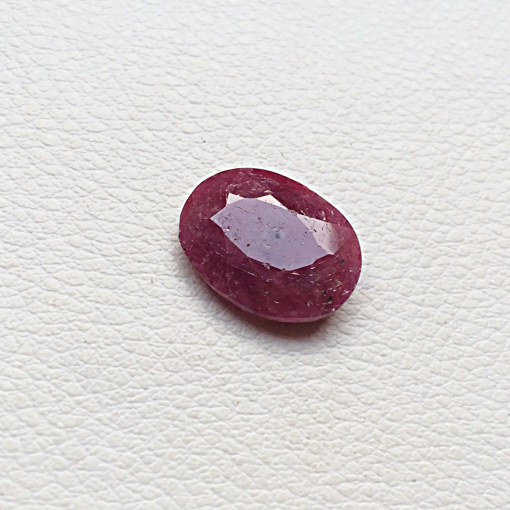 Eternal Flame: Natural Faceted Ruby Gemstone