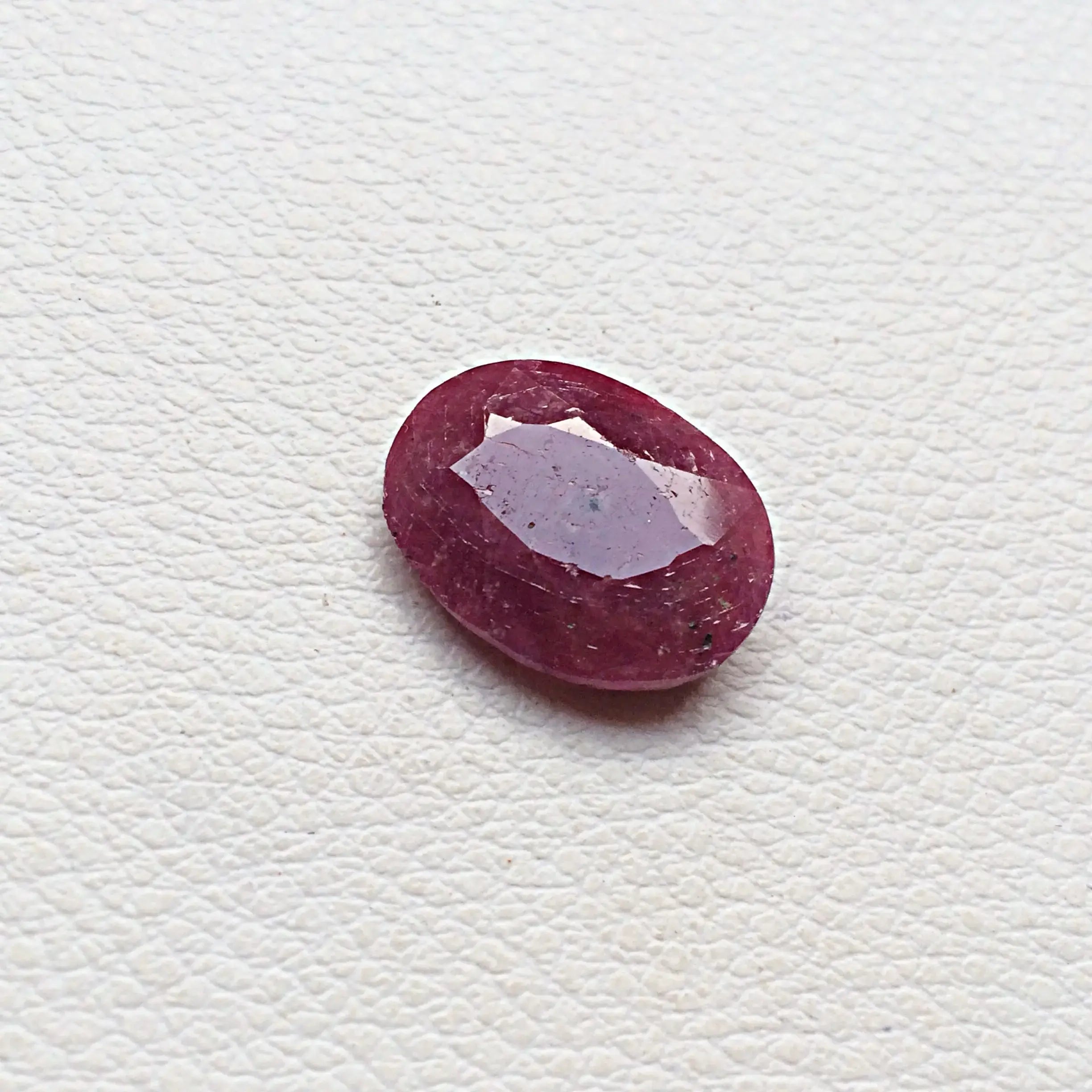 Eternal Flame: Natural Faceted Ruby Gemstone