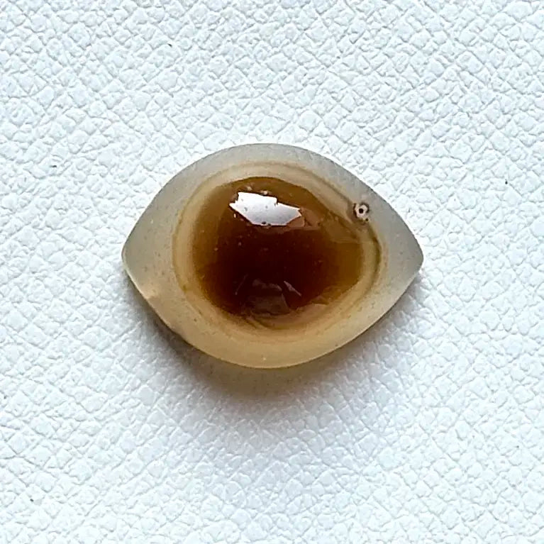 Natural brown Sulemani Eye Nazar dosh stone