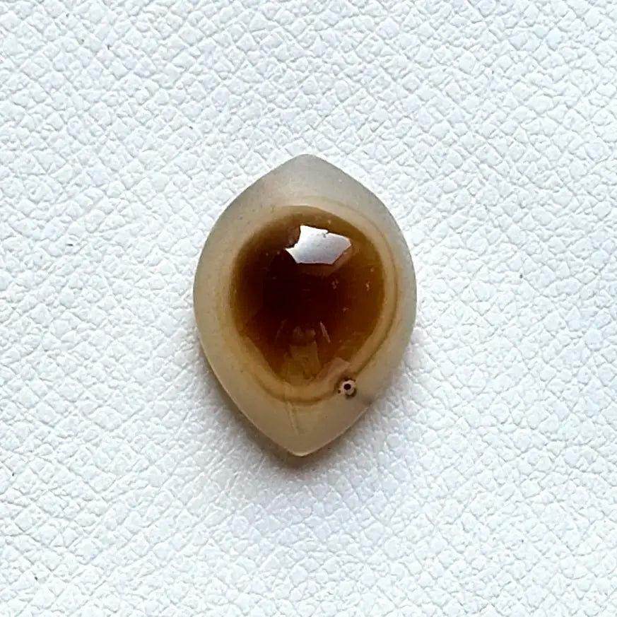 Natural brown Sulemani Eye Nazar dosh stone