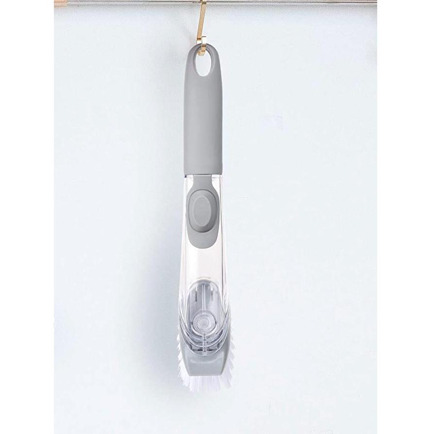 Automatic Liquid Dispenser Dish Clean Brush Scrubber