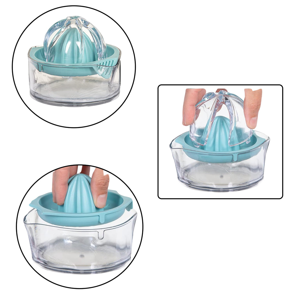 Manual Drink Orange Lemon Citrus Lime Fruit Juice Juicer Squeezer Bpa Free Press  Pourer With Lid Plastic Manual(1 Pc)