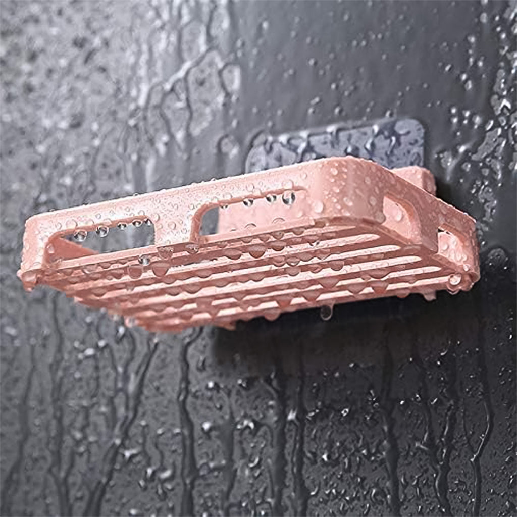 Self Adhesive Rectangular Soap Dish Holder (1 Pc)