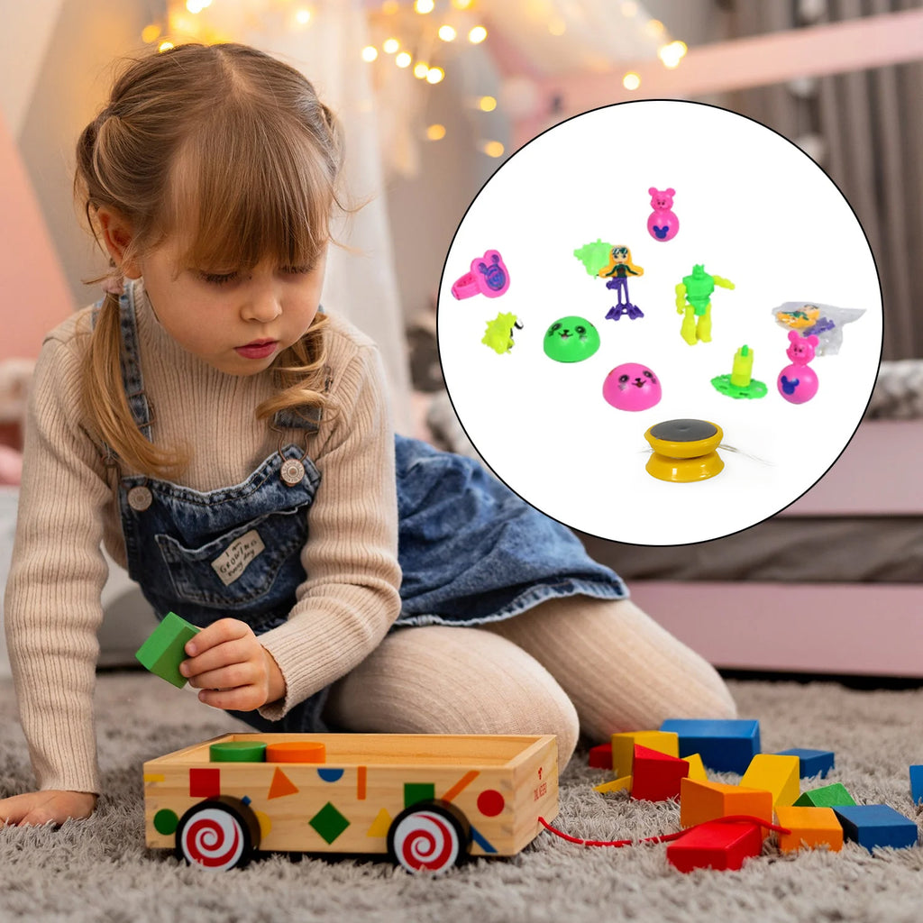 20pc Mix All New Toy With Plastic Commander Container  Mix All Types Playing Toy For Kids