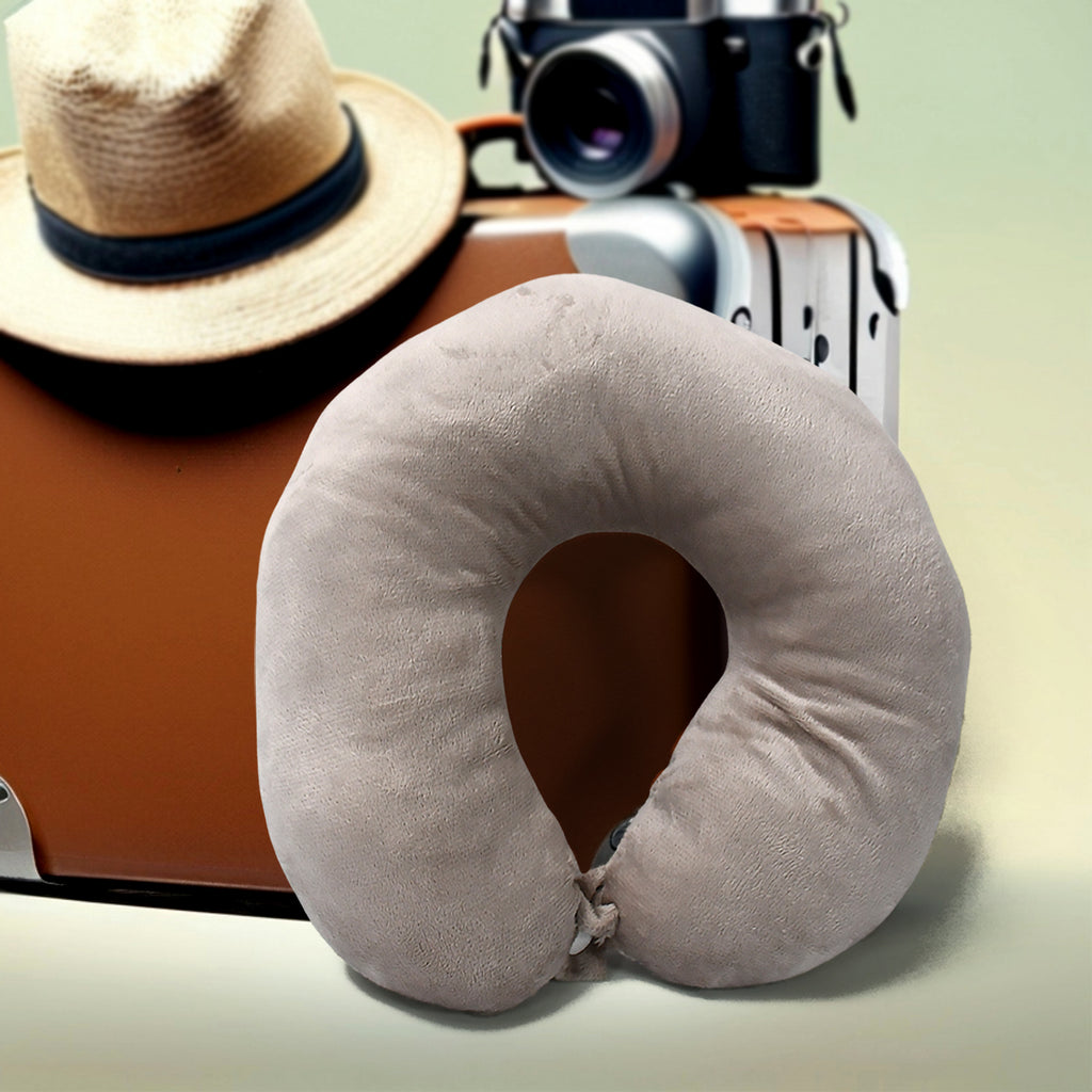 Soft Neck Pillow For Car Home Airplane Travel Travel Neck Pillow For Sleeping  Travel Essentials For Neck Restmultipurpose Comfortable Head Rest Neck Holder Pillow (1 Pc)