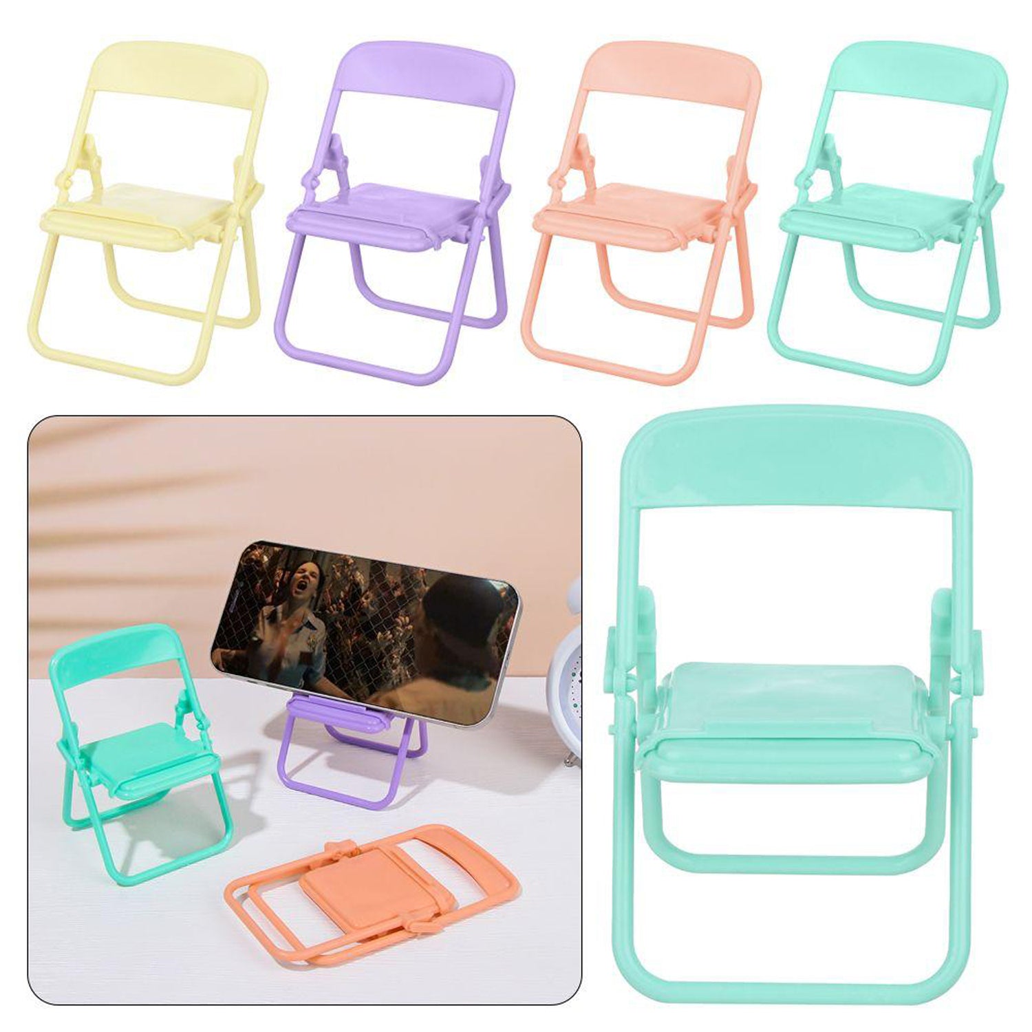 Chair Mobile Stand Used In All Kinds Of Household And Official Purposes As A Stand And Holder For Mobiles And Smartphones Etc.