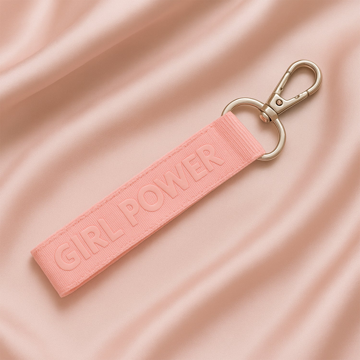 Fabric Ribbon Keychain (1 Pc Mix Color)
