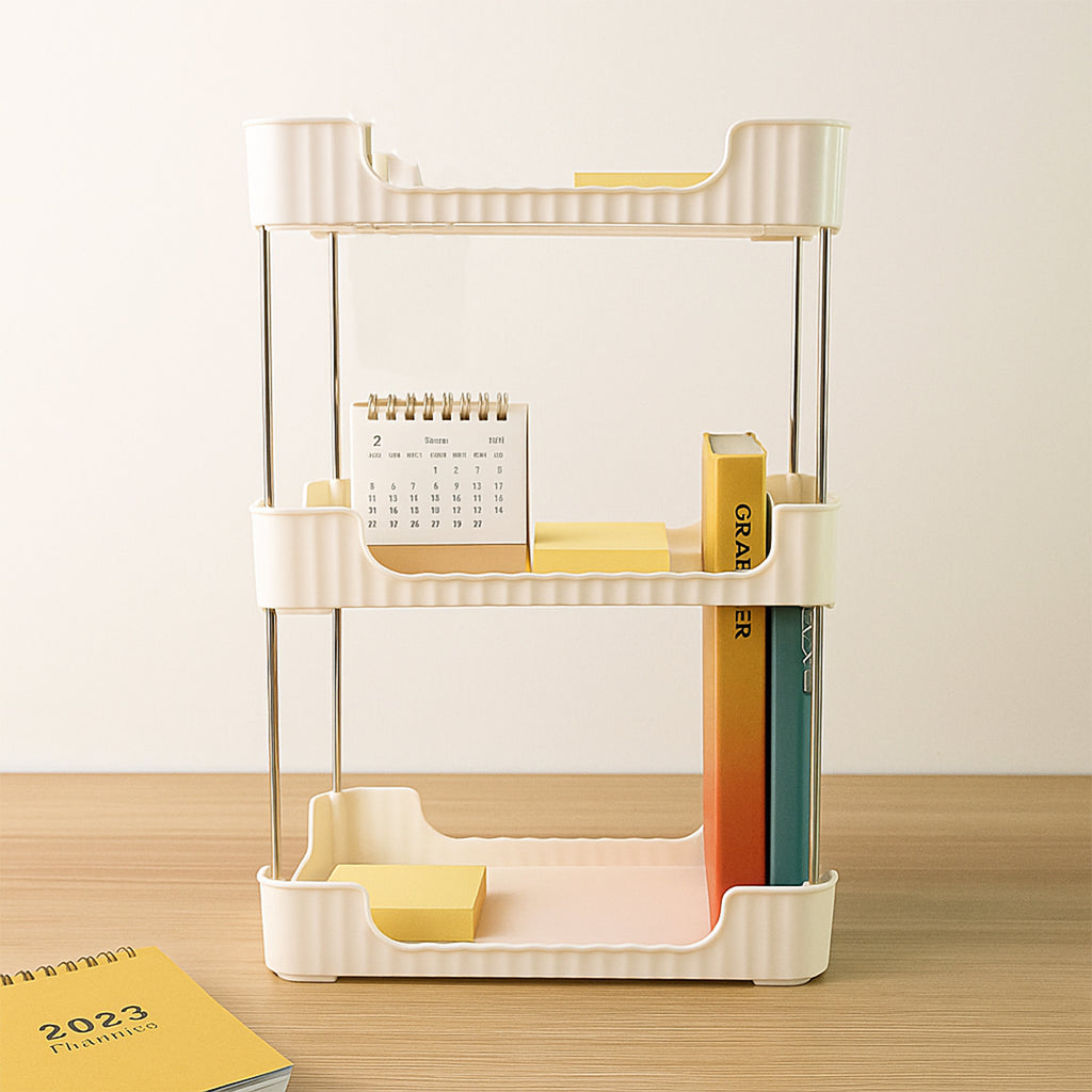 3-tier Multipurpose Storage Organizer Rack Shelf (1 Set)
